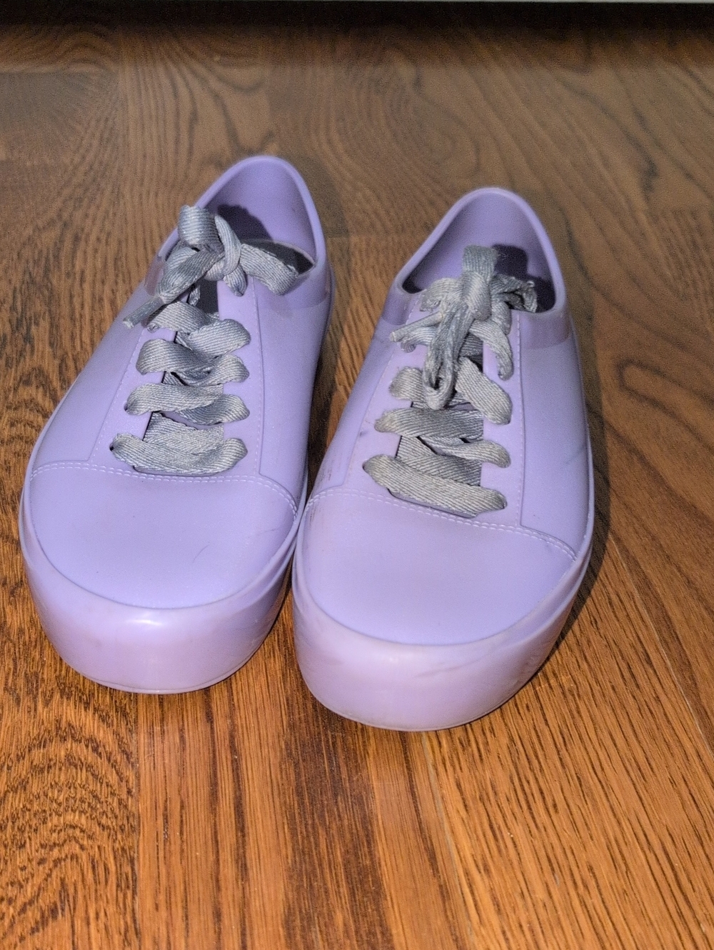 Mini Melissa Girl's Lavender Casual Sneakers Size 4